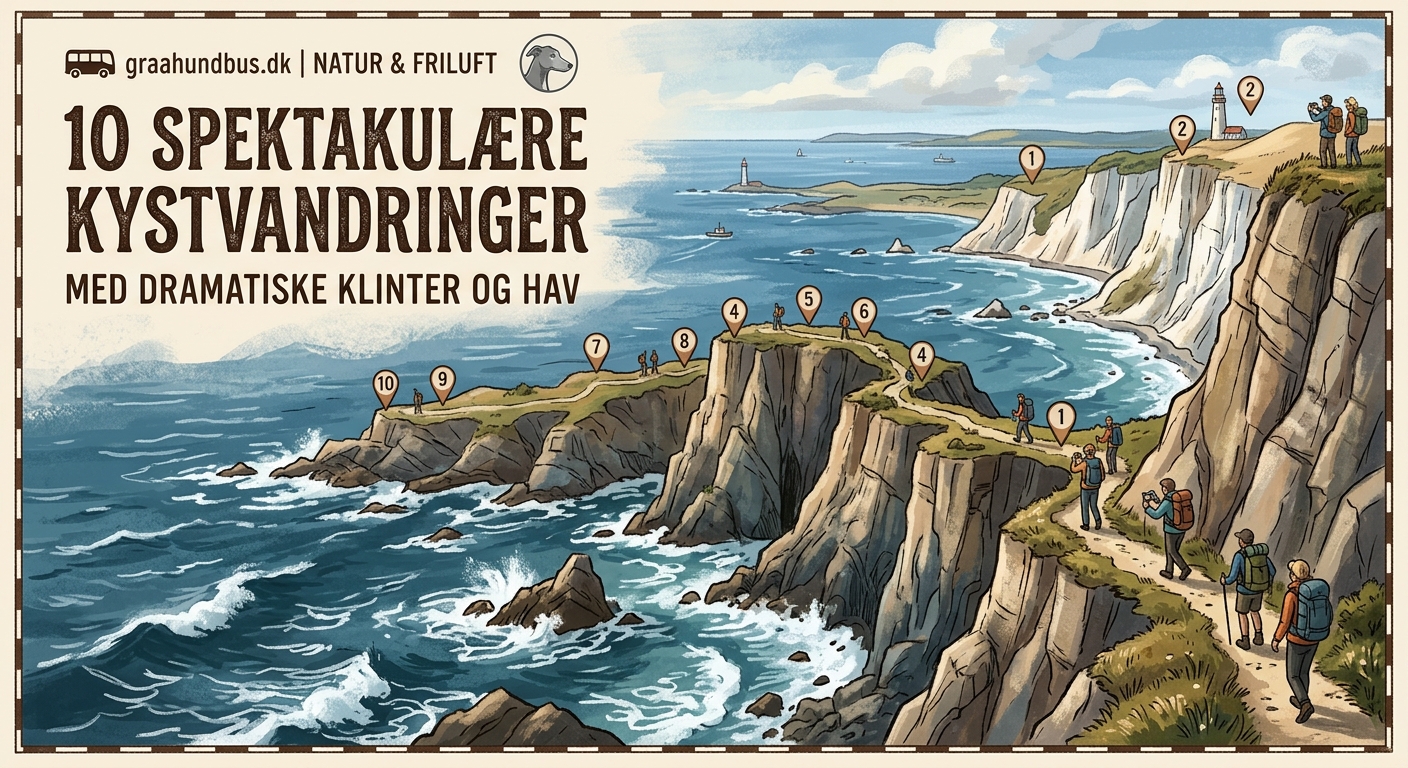 10 spektakulære kystvandringer med dramatiske klinter og hav — 1