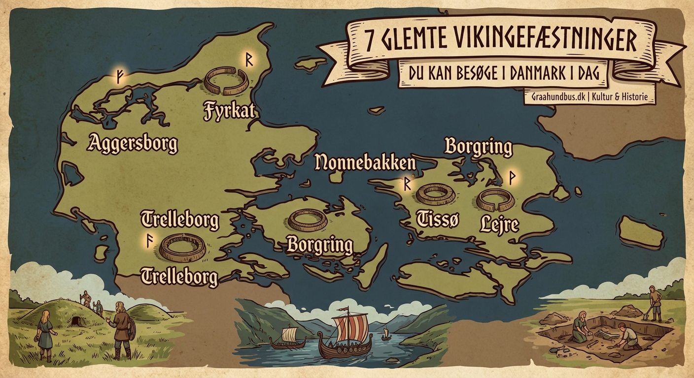 7 glemte vikingefæstninger du kan besøge i Danmark i dag - Illustration 1