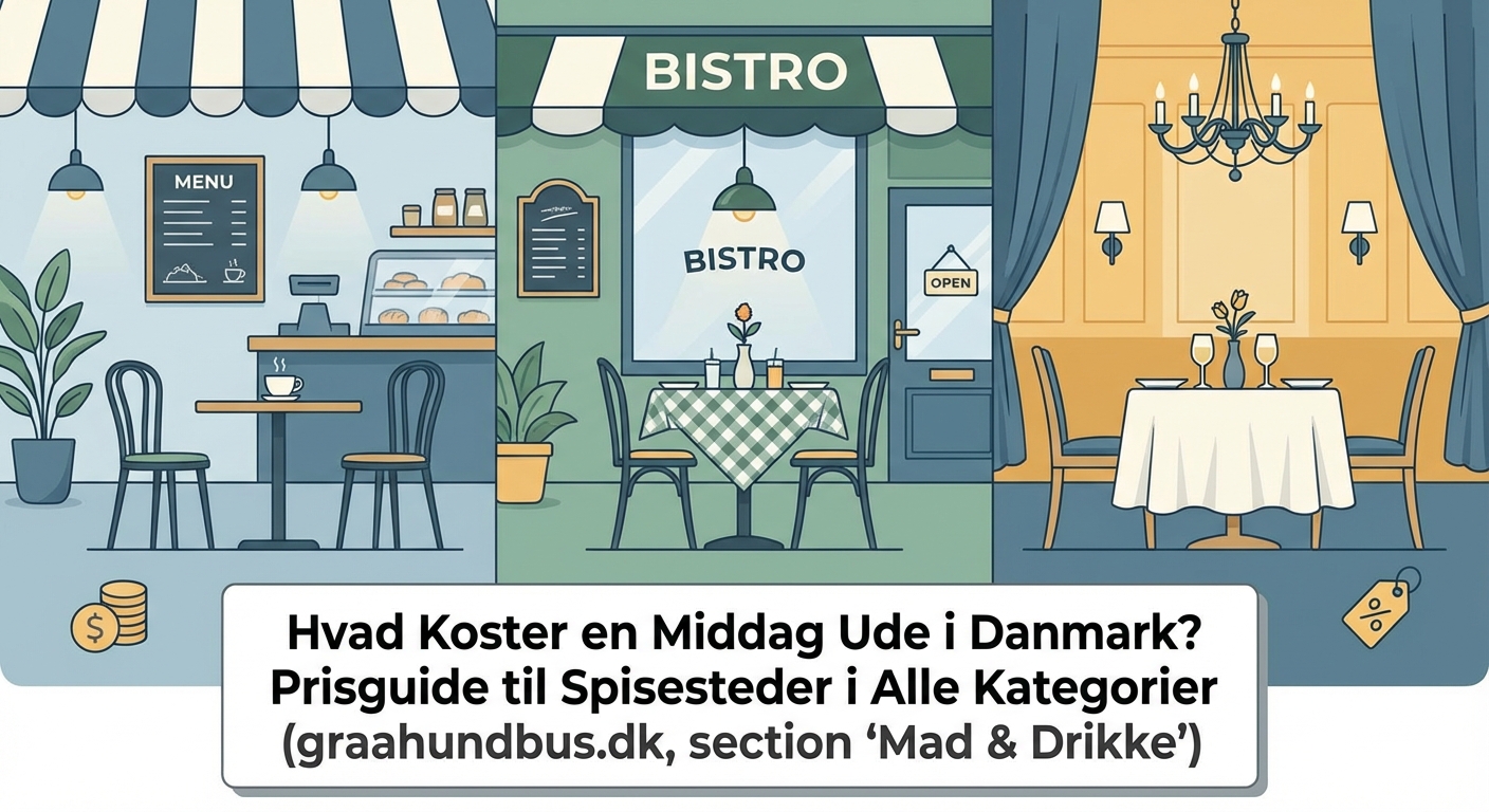 Hvad Koster en Middag Ude i Danmark? Prisguide til Spisesteder i Alle Kategorier - Illustration 1