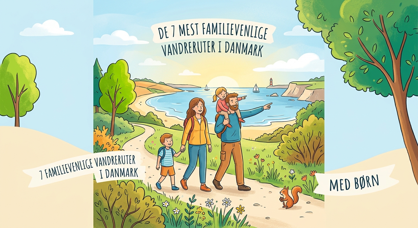 De 7 mest familievenlige vandreruter i Danmark med børn — 1