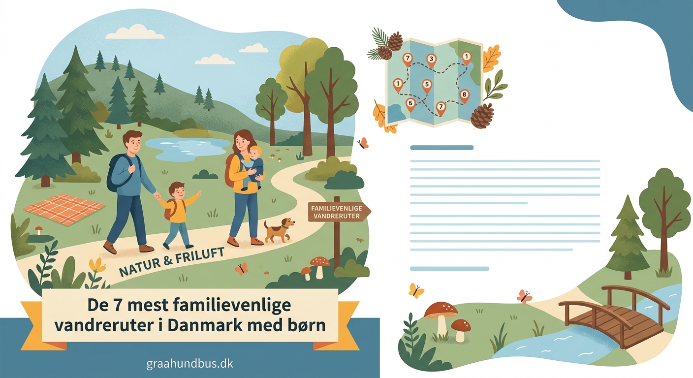 De 7 mest familievenlige vandreruter i Danmark med børn — 2