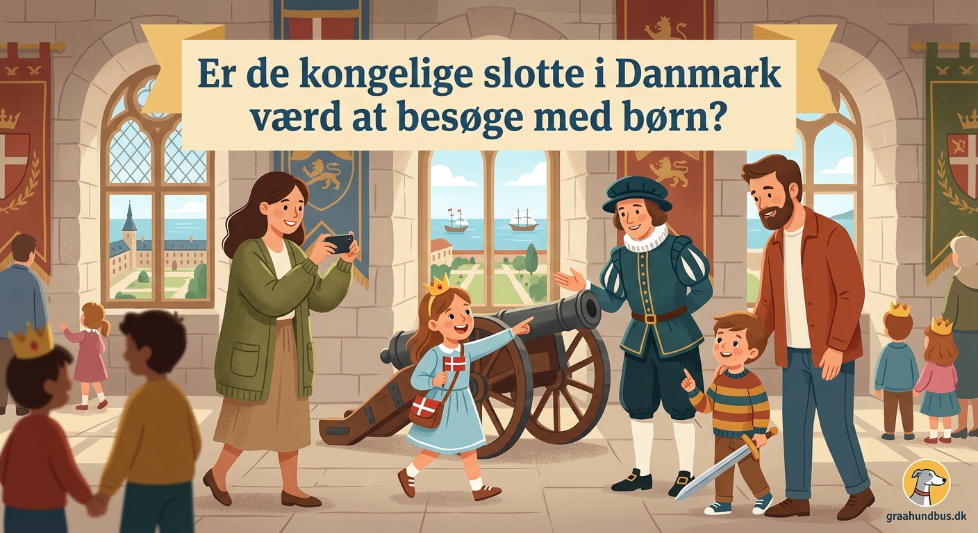 Er de kongelige slotte i Danmark værd at besøge med børn? — 2
