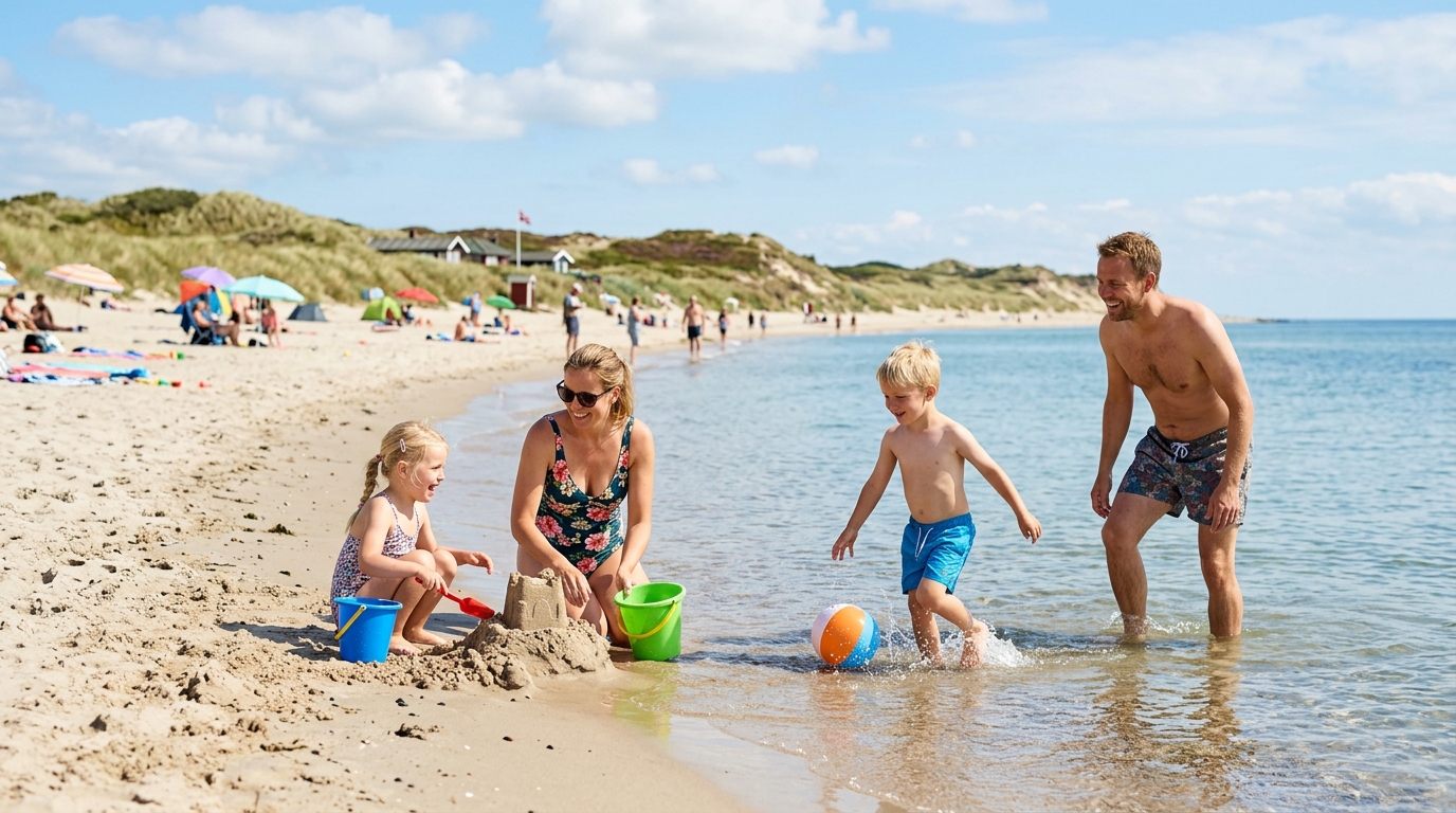 Hvilke danske strande er mest børnevenlige? Komplet guide til badeferie
