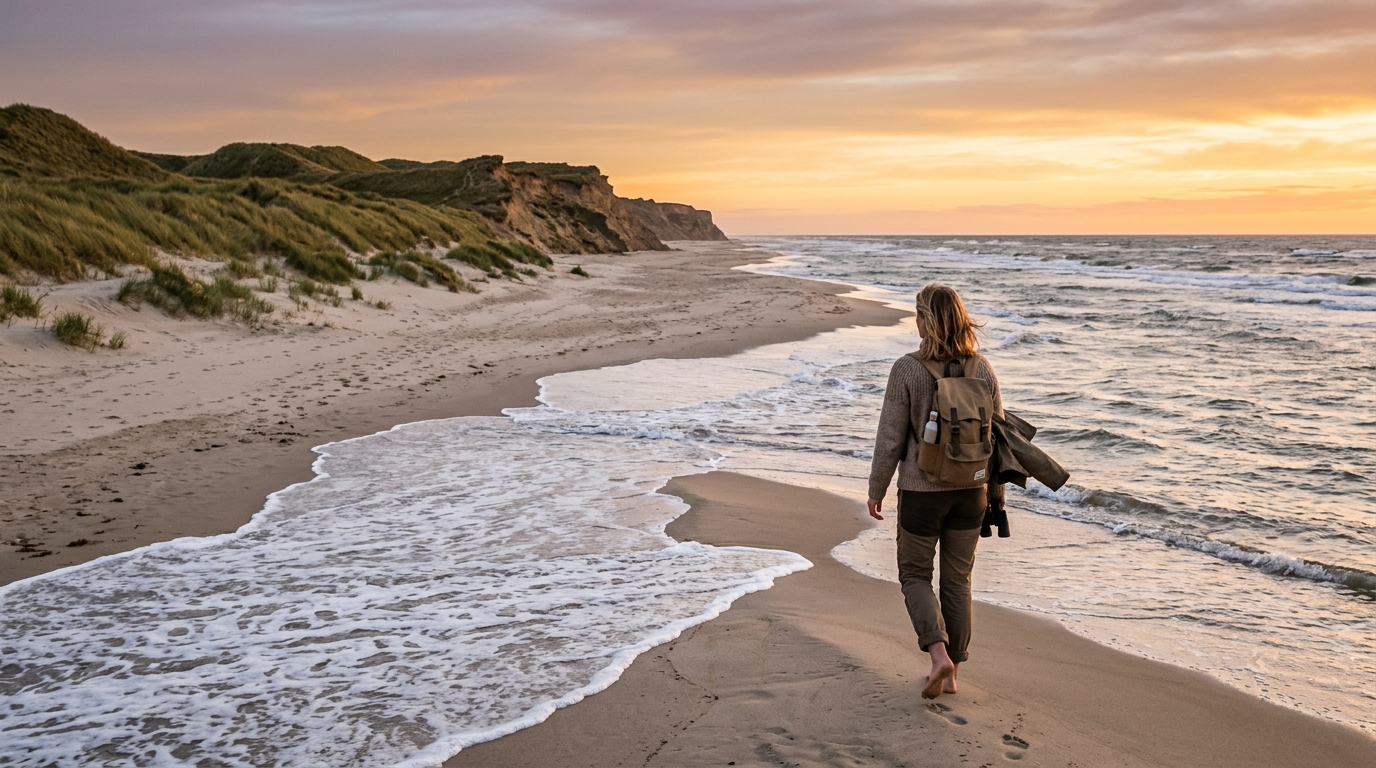 Hvordan finder du de vildeste badestrande uden turistmylder i Danmark