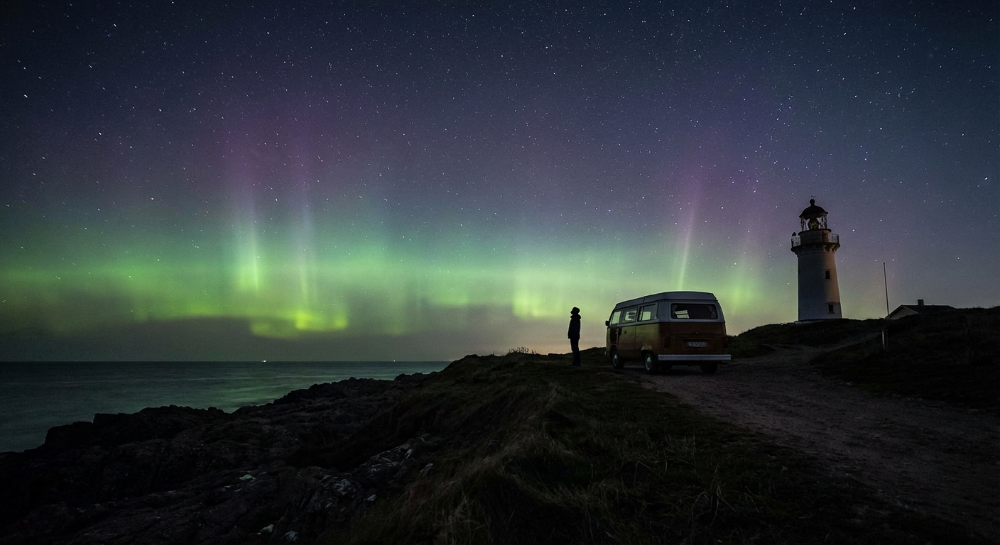 Kan man se nordlys i Danmark? Her er de bedste steder og tidspunkter