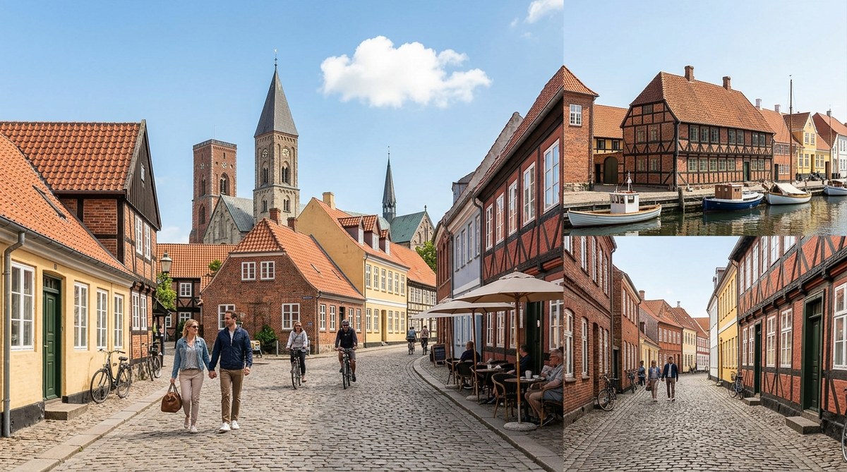 Tag på weekend i de danske middelalderbyer: Ribe, Køge og Svendborg